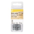 Hillman 532578 Steel Zinc  0 Wood Joiner 3 8 X 1 In   pack Of 6 