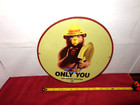 Vintage  11  3 4 In Smokey The Bear Prevent Fires Sign  Metal Porcelain - S 324c