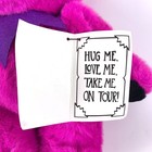 Vtg Grateful Dead 12  Bear Plush Magenta Articulated Liquid Blue Steven Smith