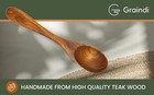 Teak Wood Spoons For Tea   Honey  set Of 6    Small Wooden Teaspoons