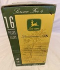 Gibson John Deere 16pc Dinnerware Set 4 Place Setting Plates Bowls Mugs 
