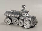 Vintage 1930s Barclay Manoil Lead Toy Soldier Tractor   Gas Cart