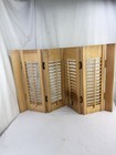 2 Sets Abitibi Wood Plantation Louver Window Shutters Shuttersets Nos 8 Panels