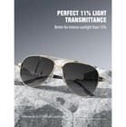 Polarized Sunglasses 60mm Uv400 Driving Aviator Men Women Retro Lightweight
