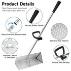 Stainless Steel Sand Scoop With Long Handle For Metal Detecting