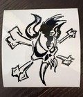 Metallica  Scary Guy Raised Uv Dtf Super Durable Decal Sticker
