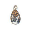 Siamese Cat Keychain  Handmade Charm
