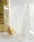 Clare-bell Brass Works Miniature Dollhouse Brass Chamber Coal Oil Lamp Light