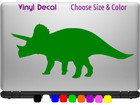 Triceratops Dinosaur Jurassic Park Decal Laptop Window Sticker Choose Size Color