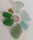 Authentic Surf Tumbled Sea Glass From Washington State Usa Stopper Blue Green 1