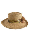 Vintage Walt Disney Straw Sun Hat With Ribbon   Flower  Original Tag Collectible
