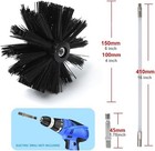 Chimney Brush Vent Cleaner Sweep Rotary Kit 4  6  New - 15 Pcs Free Shipping