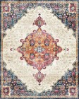 8x10 Area Rugs  Machine Washable Non Slip Distressed Boho Rugs large Area Rug   