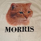 Vintage 80 s Morris The Cat 9 Lives Promo T Shirt Large Nwot  c16-c8 