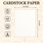 50 Sheets White Cardstock 8 5 X 11 Inch Cardstock Paper 65 Lb 175 Gsm card Stock
