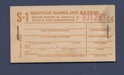 S-1 Service Gasoline Ration Stamp Book - Complete   Very Rare  See Notes   Scans