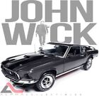 Autoworld Awss145 1 18 1969 Ford Mustang Boss 429  john Wick  Hitman Gray