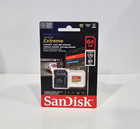 Sandisk 64gb Extreme Microsdxc Uhs-i Memory Card With Adapter Sdsqxah-064g-gn6ma