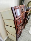 King Darkwood Bedroom Set Furniture Used With Bonuses