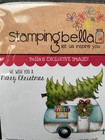 New Stamping Bella Rubber Stamp Christmas Camper Tree Cling Set Free Usa Ship