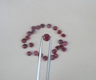 5mm Discount Ruby Round Loose Natural Gem For Jewelry  Crafts And Gifts