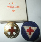 American Red Cross Nurse s Aide Sterling Pin 1940 