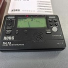 Korg Tm-50 Combo Tuner Metronome In Original Box Guitar Music Timer Sax W Manual