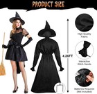5 Pack 4 3ft Halloween Outdoor Light Up Holding Hands Witch Decorations