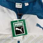 Kids Puma Track Jacket Blue White Full Zip Logo Athletic Sportswear Size L 14-16