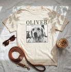 Custom Pet Portrait Comfort Tee Vintage Style Personalized Pet Lover