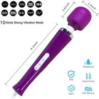 Personal Massage Multi Speed Neck Body Leg Wand Massager Pink Vibrator For Women