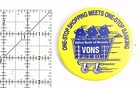 Vintage Valley Bank Of Nevada Vons Pinback Badge One-stop Shopping Banking Nv