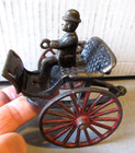 Antique Cast Iron Toy- Doctor Buggy W Driver   Horse- Dent- Hubley- Wilkens Org