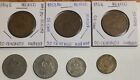 1945-1980-20 Collectible Coins-central America-mexico elsalvador honduras belize