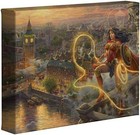 Frameless Wonder Woman Lasso Of Truth 8  X 10  Canvas     Perfect For Collectors