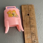 Vintage Renwal Plastic Pink Washing Tub With Rollers No 31 Made In Usa