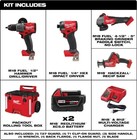 Milwaukee 3697-24po M18 Fuel Packout 4-tool Combo Kit