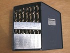 29 Pc Nuot Usa M42 Cobalt Drill Bit Set  3 Flats On Shanks  Jobber Length