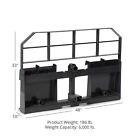 Titan Attachments Pro Series Usa Made Skid Steer Pallet Fork Frame  Rated 6 000