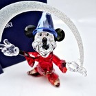 Swarovski Disney Sorcerer Mickey Mouse Limited Edition 2014 Repaired In Box 