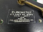 Vintage Wwii Us Navy Bu  Ships 1942 Clinometer Brass Aluminum Fee   Stemwedel Il