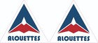 Alouettes 1986 Inspired Full Size Football Helmet Decals