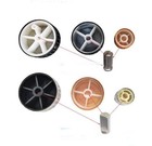 Aluminum Alloy Volume Control Rotary Knobs 6mm Dia Knurled D Shaft Potentiometer