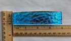 Fused Turquoise Blue Handcrafted Dichroic Glass Genuine French Hair Barrette new