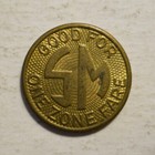 Santa Monica Municipal Bus Lines  california  Transit Token - Ca835j