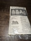Nos Vintage Tandy   s Leather Company Small Fringed Bag Kit Native American New