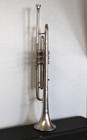 1940 Vtg Cavalier Student beginner Silver Plated Trumpet W case   Elkhart