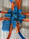Hot Wheels Criss Cross Crash Track Set 4 Loop Motorized Booster Tested Working