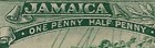 Jamaica 1919 Kgv Pict  1    D  Minor Re-entry Variety  Scott 77 sg 80a    a4387