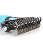 Grooming Brush For Pet Dog Cat Deshedding Tool Rake Comb Fur Remover Reduce Hair